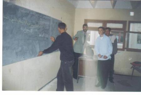c moi  avec mon amis issam et abd wafik  et Mr hillawi
