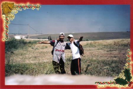 moi avec mon amis aziz